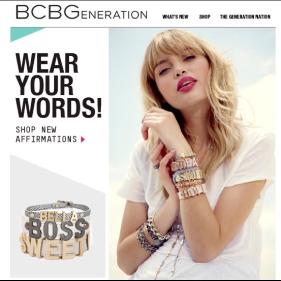 Bcbgeneration Affirmation Bracelets